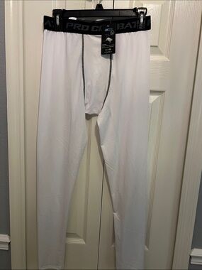 Men’s White Compression Boxer Briefs